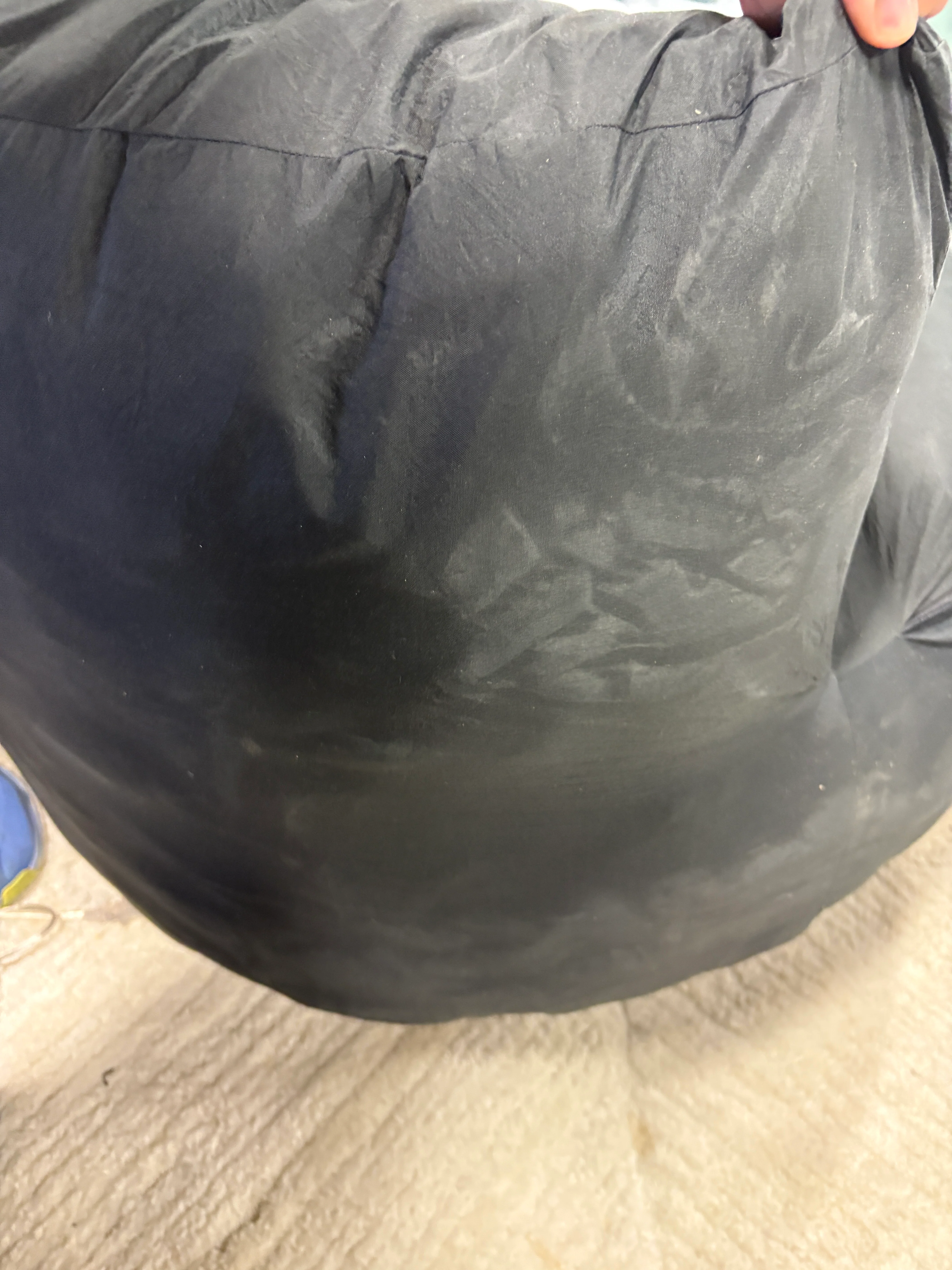 Memory Foam Filled Bean Bag Chair no cover, SHOWROOM ITEM - Image 2