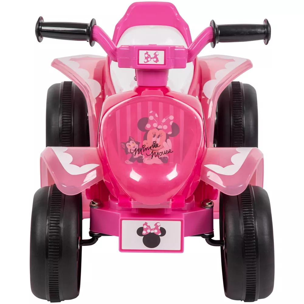Minnie Mouse Battery Ride-On Quad - Pink - Image 3
