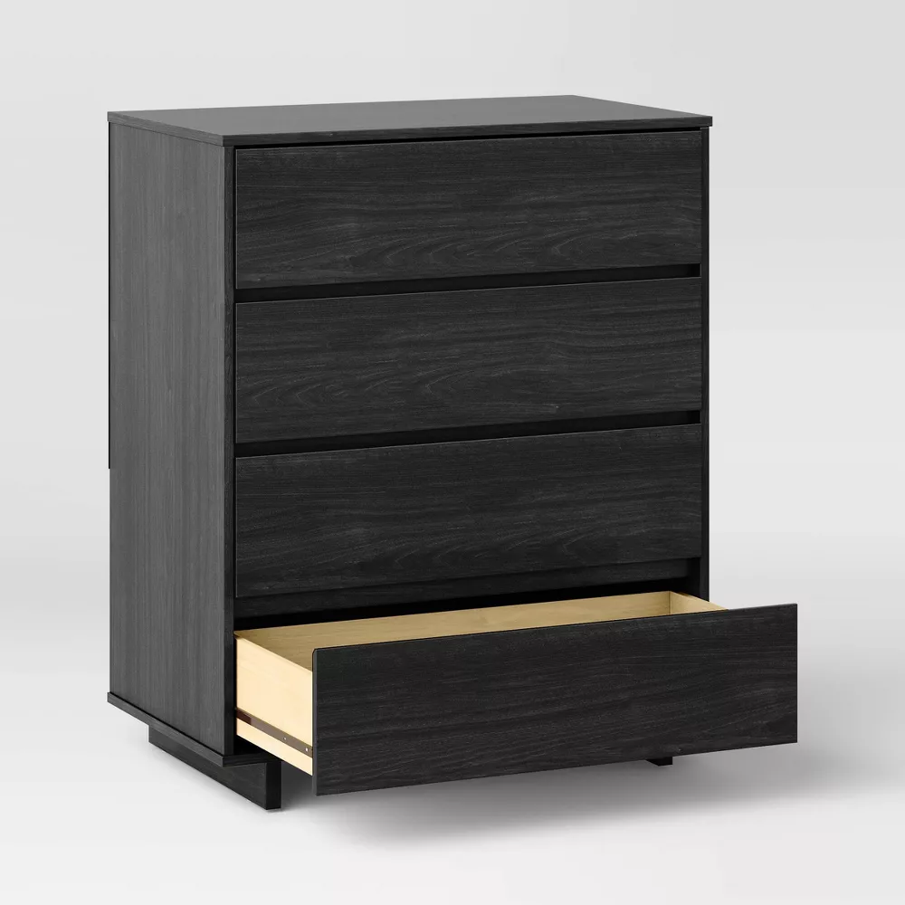 Modern 4 Drawer Dresser - Image 4