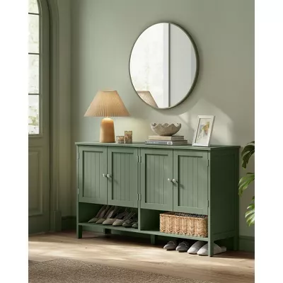 Modern Country Shoe Cabinet, 3-Tier Shoe Organizer, Forest Green Shoe Shelf - Stylish and Functional Storage Solution for Entryway - Image 5
