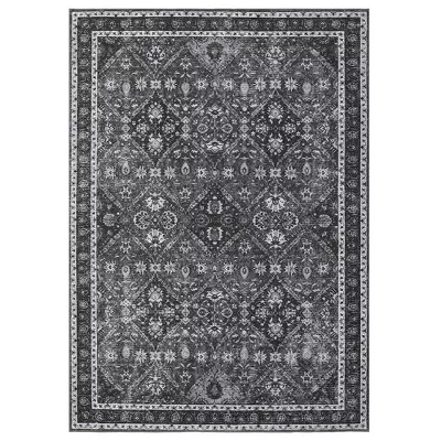 Moroccan Trellis Area Rug Vintage Floral Distressed Rug - 8'x10'