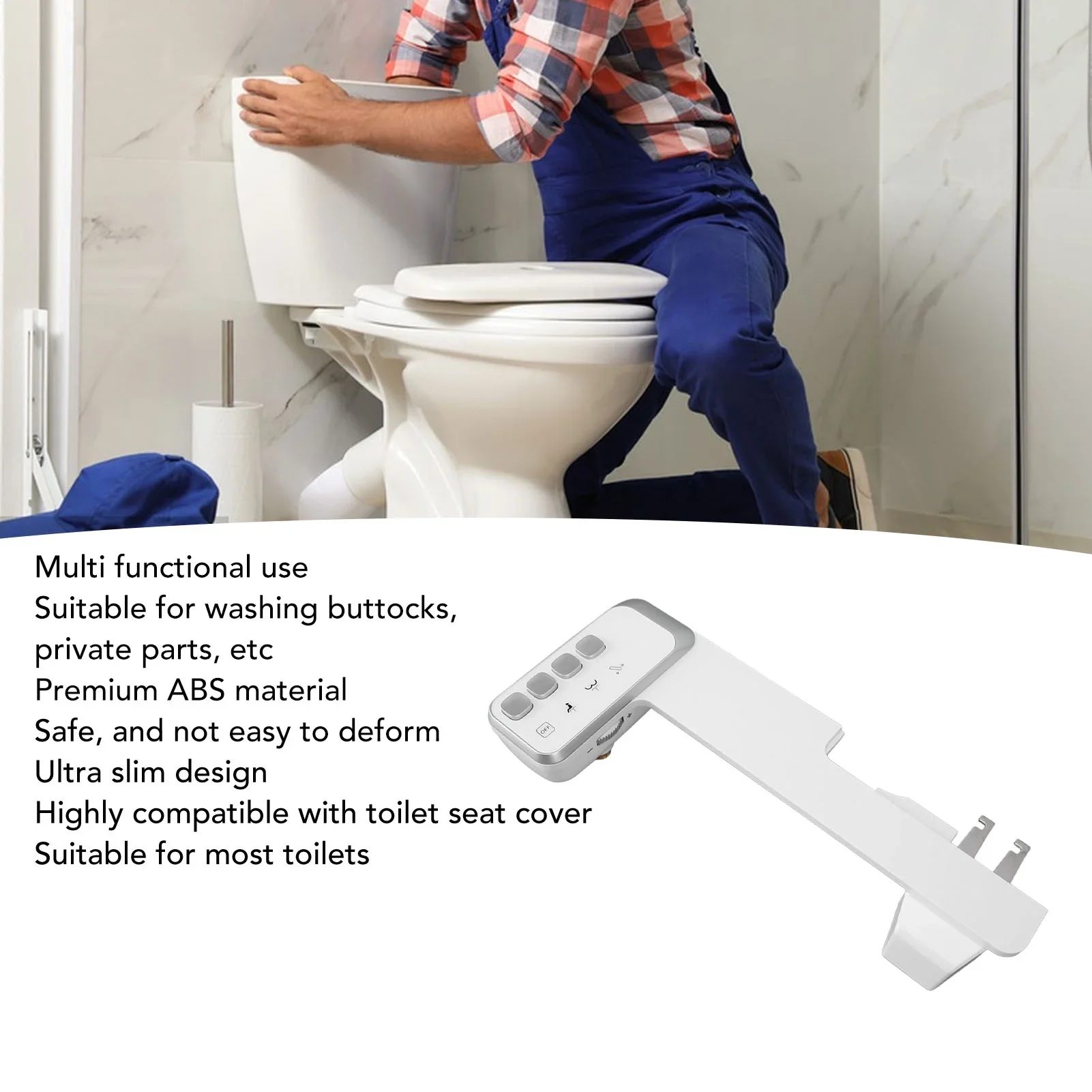 Non Electric Bidet Attachment For Toilet - Image 3