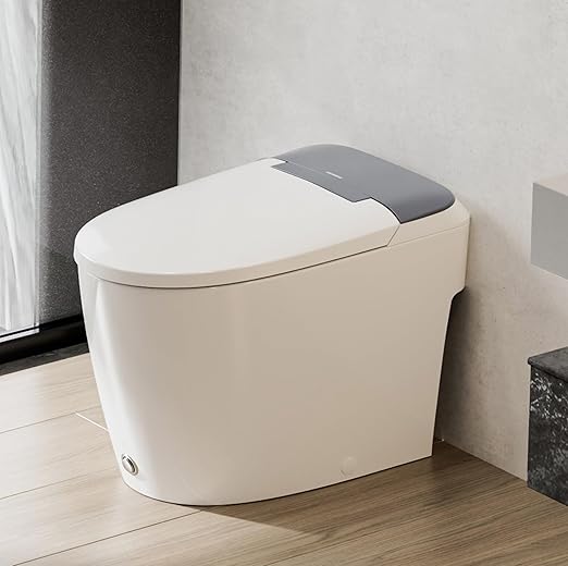 Non-electric Elongated Smart Toilet with Bidet