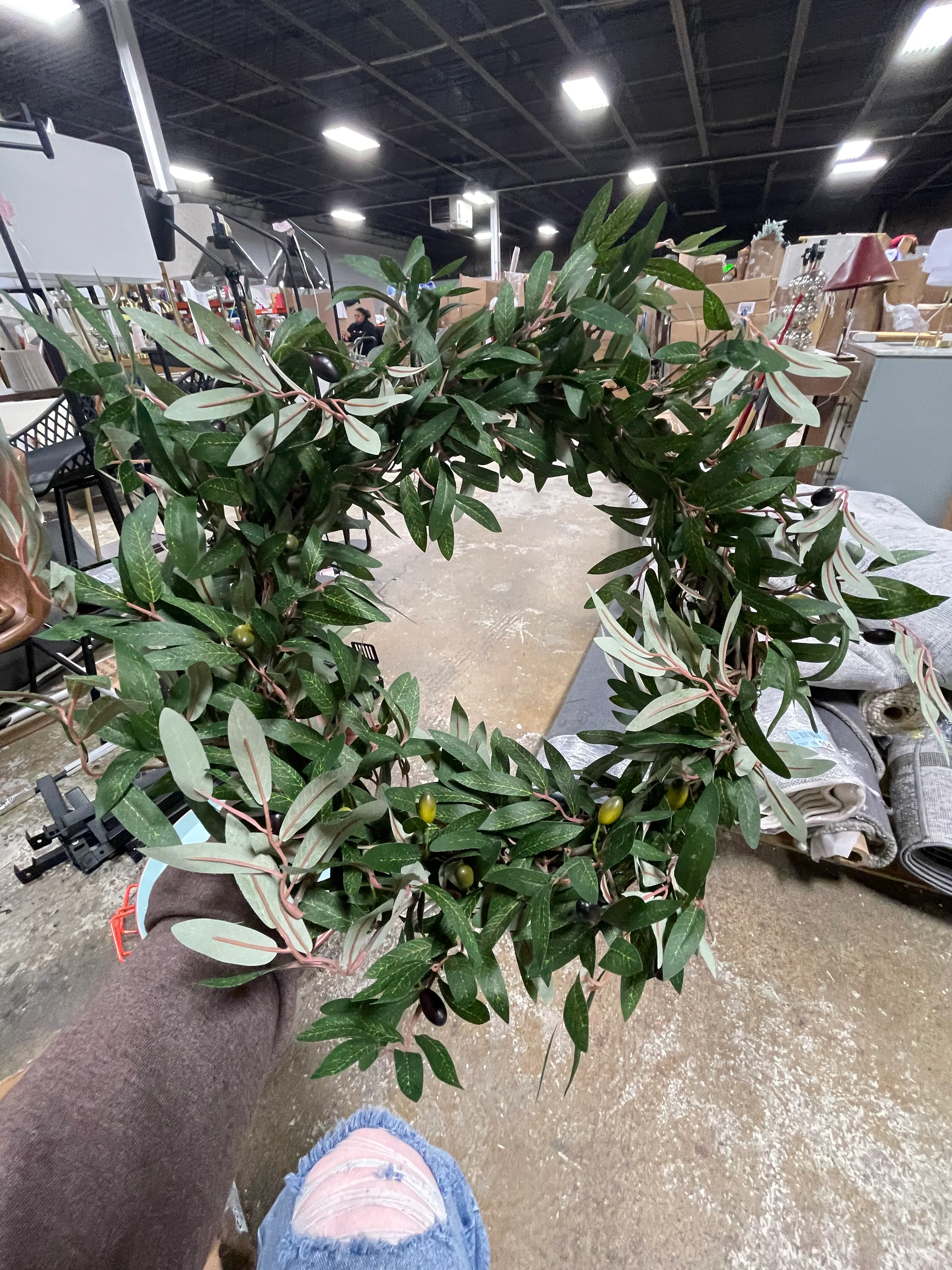 Olive Leaf Wreath with Berries - Image 6