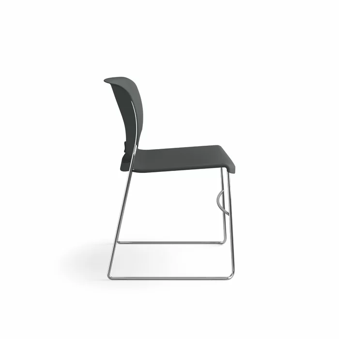 Olson Armless High Density Stackable Chair, - Image 6