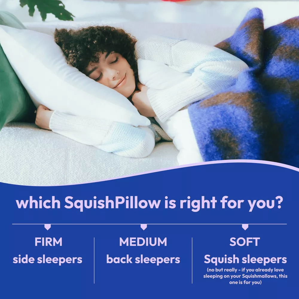Original Squishmallows Medium Bed Pillow and Ultra Soft Pillowcase Cover - Image 2
