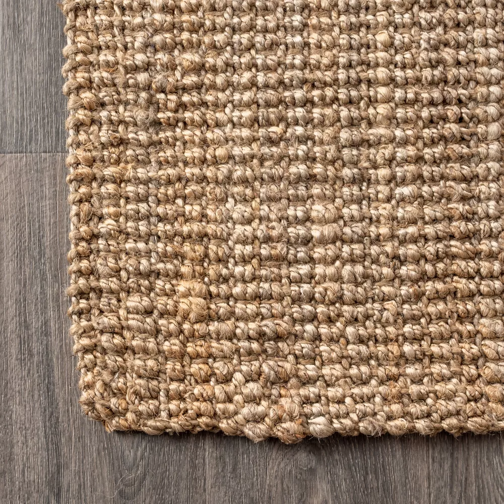 Pata Hand Woven Chunky Jute Natural 9 ft. x 12 ft. Area Rug - Image 4