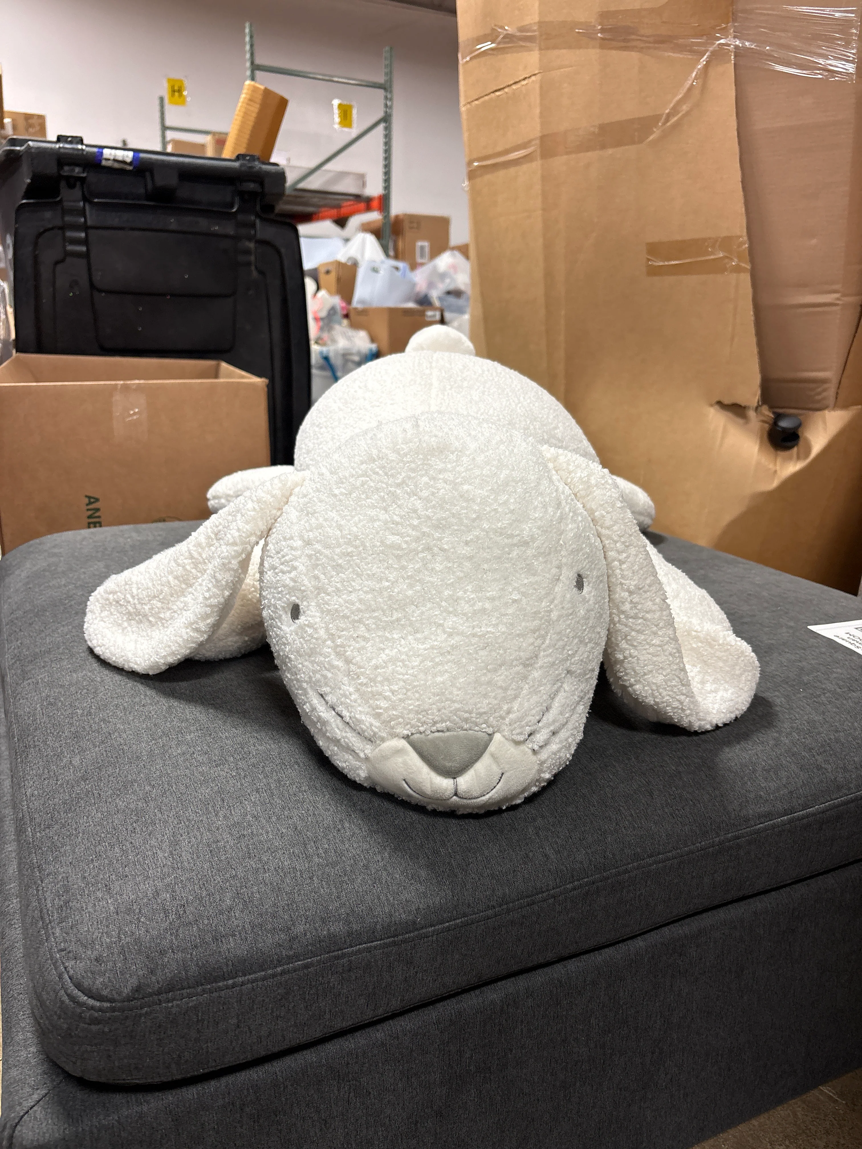 Pillowfort Weighted Bunny Plush Kids' Throw Pillow SHOWROOM ITEM