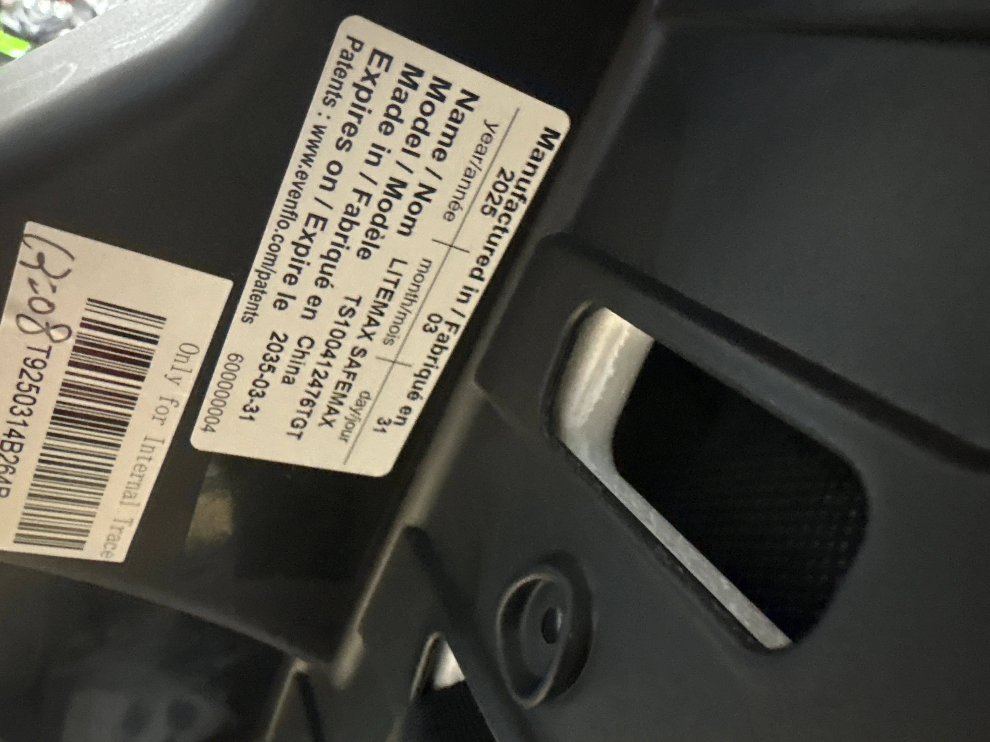 CAR SEAT & BASE ONLY - Oxford Black - Image 6