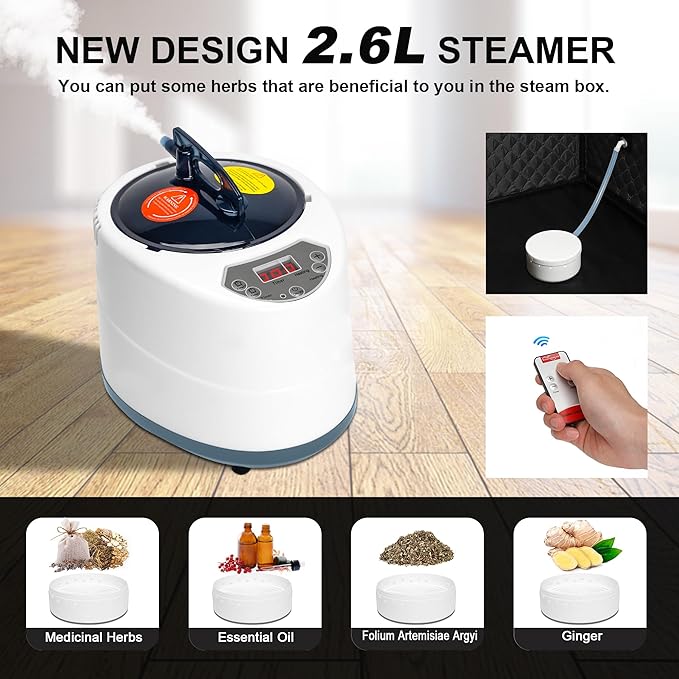 Portable Steam Sauna Box, Person Sauna Tent - Image 4