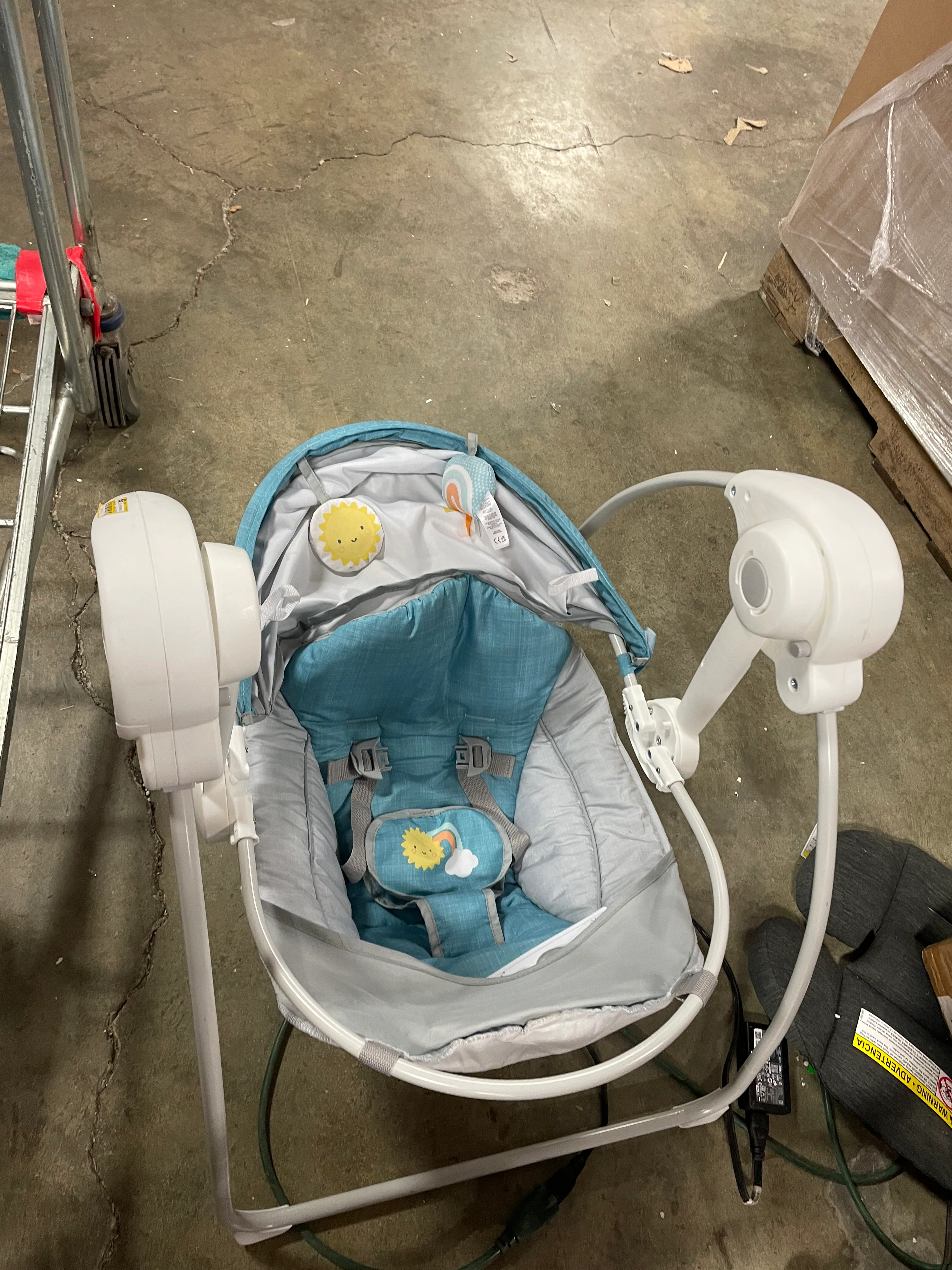 Sun Valley Canopy Portable Swing Grey - Image 9