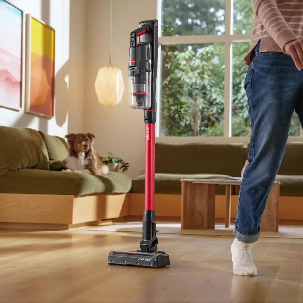 PowerClean FurGuard Rechargeable Cordless Pet Vacuum Red - Image 5