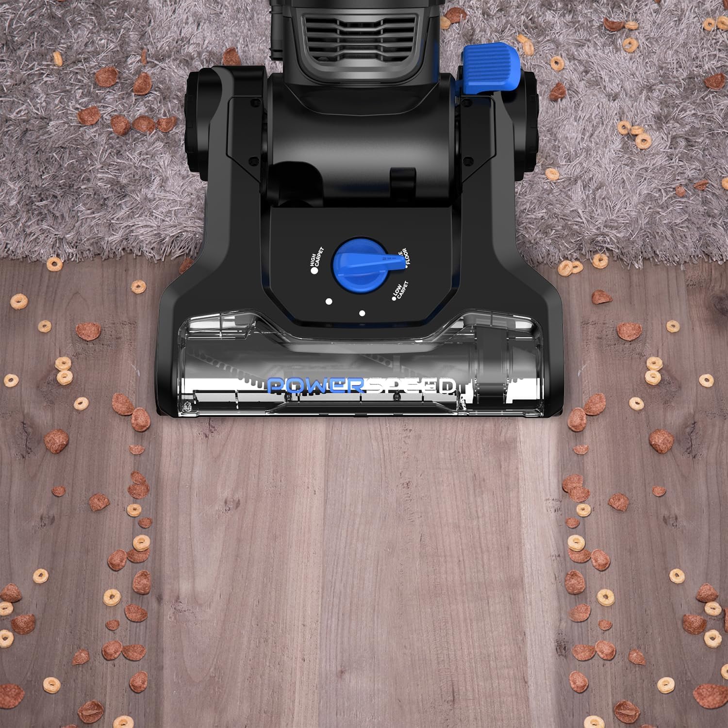 PowerSpeed Lightweight Upright Vacuum Cleaner for Carpet and Hard Floor, Blue - Image 5