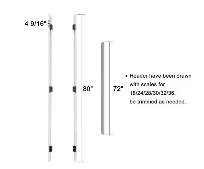 Primed Wood Knock Down Door Frame - Image 5