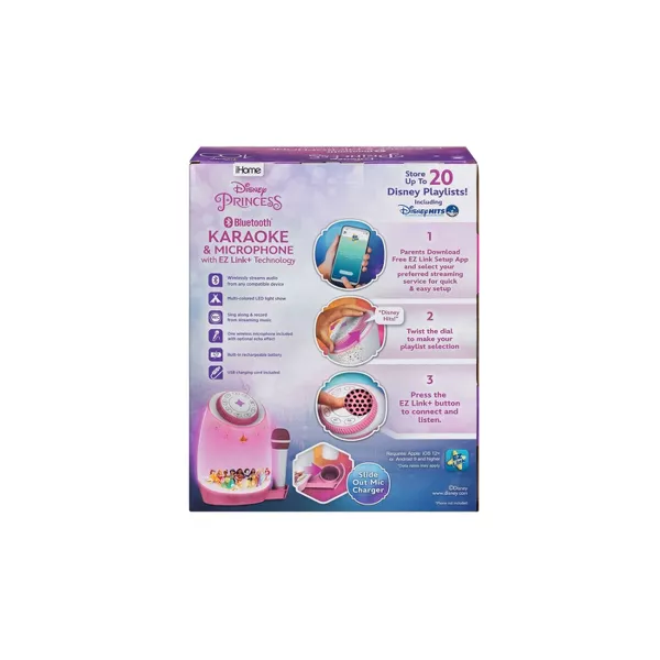Princess EZ Link plus Bluetooth Karaoke with Wireless Microphone - Image 2