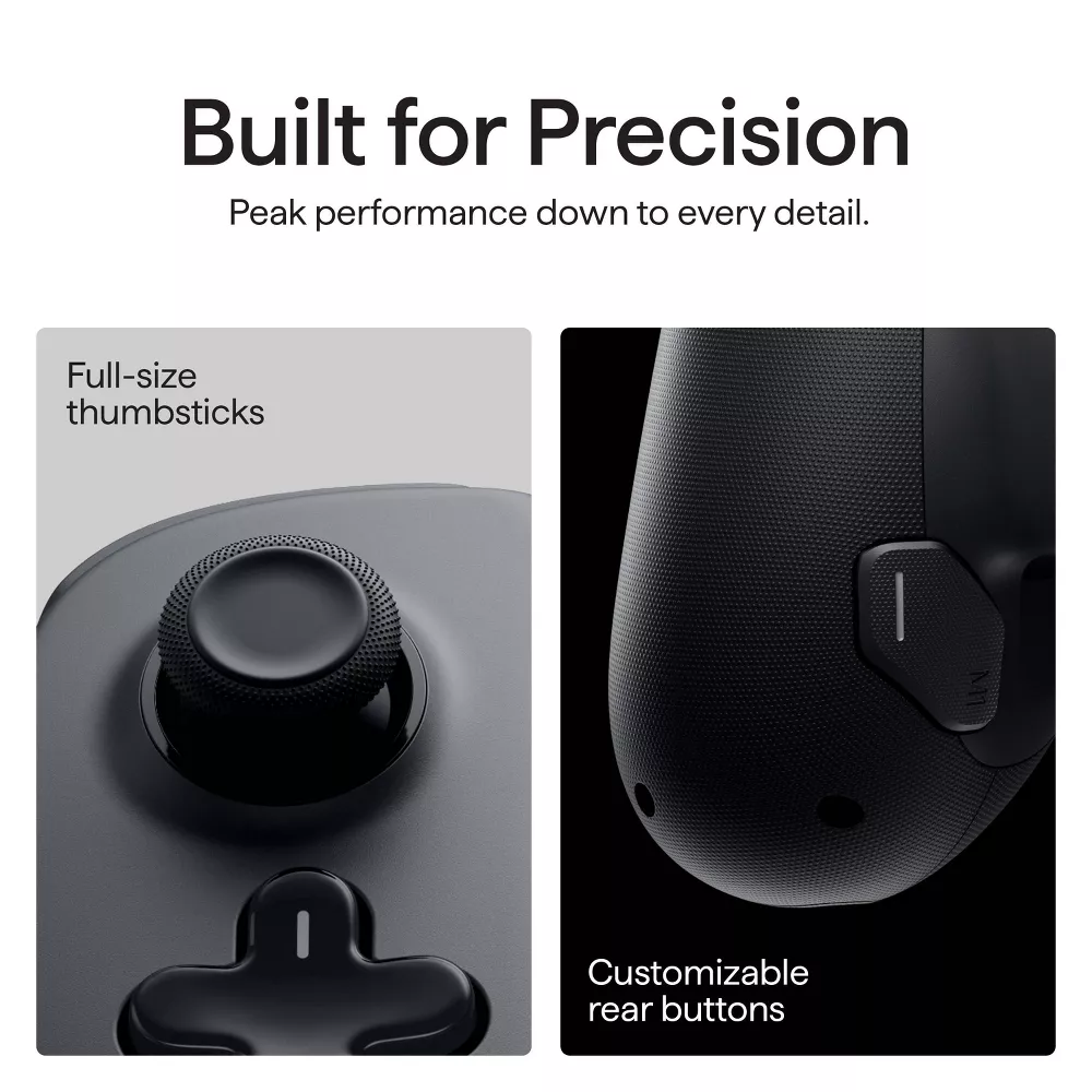Pro Black Controller: USB-C & Bluetooth Game Controller for Android & iPhone - Image 4