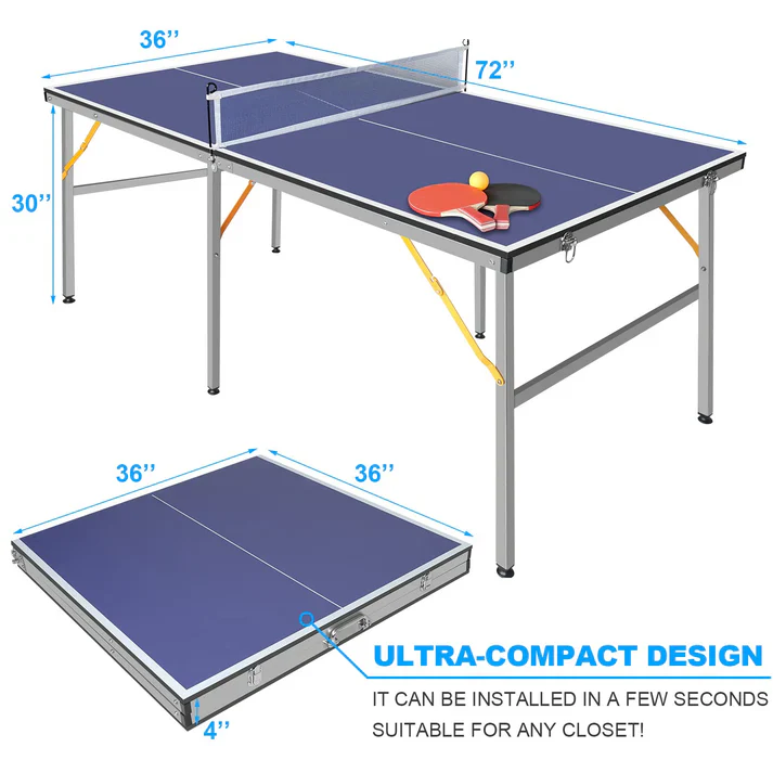 Professional Portable TABLE TENNIS TABLE ONLY - Image 2