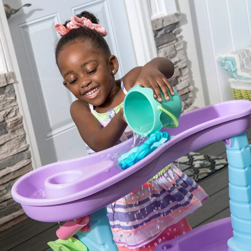 Rain Showers & Unicorns Water Table ( missing leg ) - Image 3