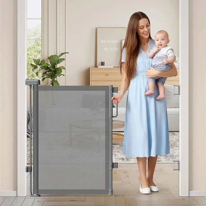 Retractable Baby Gate for Stairs - Image 2