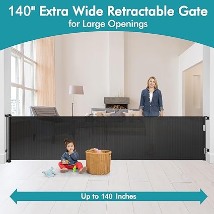 Retractable Baby Gates Extra Wide - Image 5