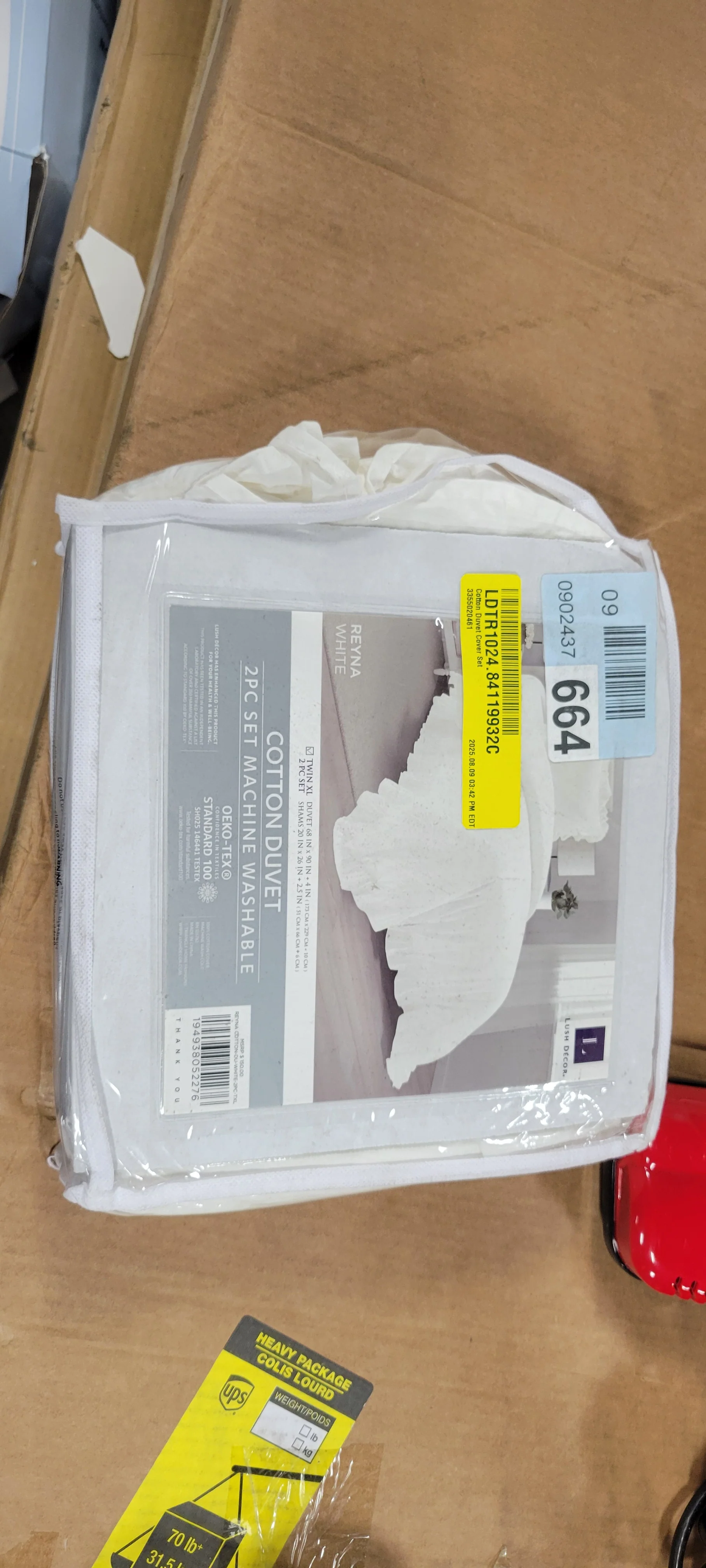 Reyna Cotton Duvet Cover Set Twin/Twin Extra Long - Image 6