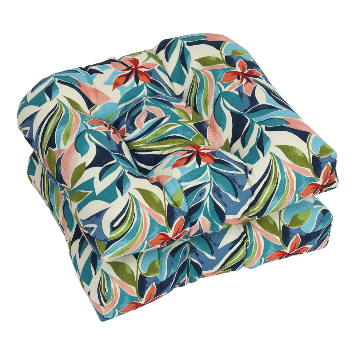 Rounded Back Outdoor Chair Cushions (Set Of 2)