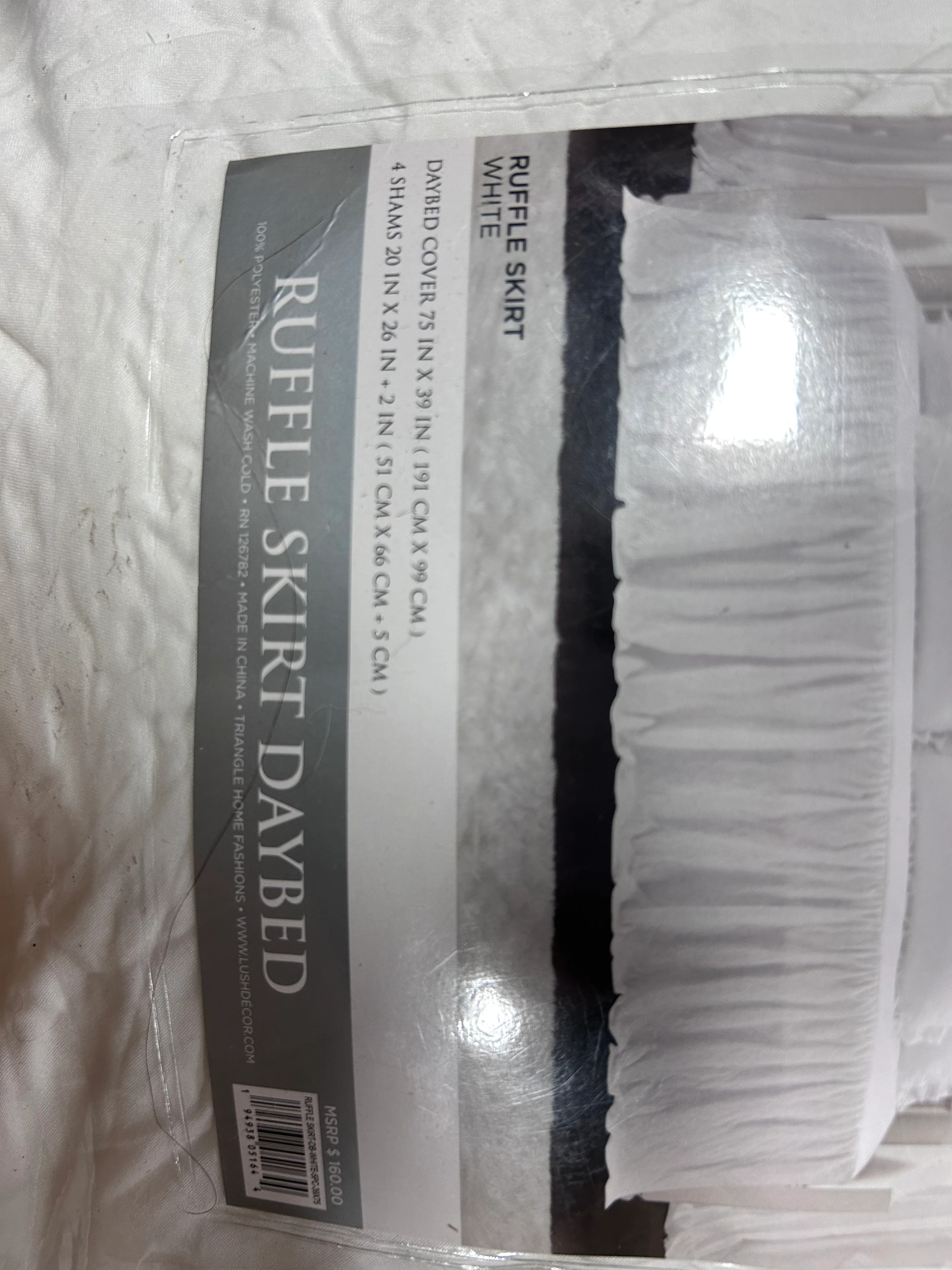 Ruffle Skirt Daybed Cover 3-Piece Set - Image 4