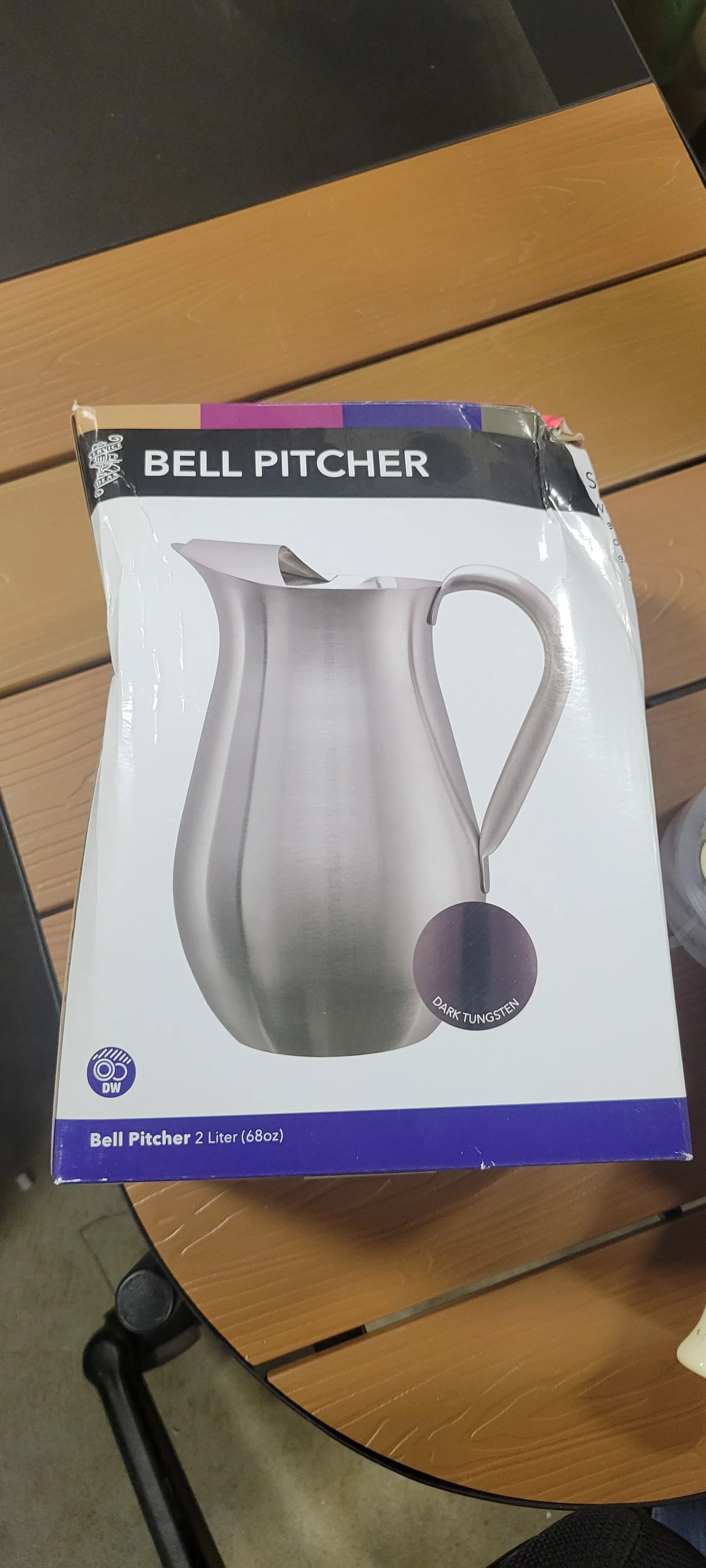 Stainless Steel Pitcher w/ Ice Guard, Dark Tungsten - Image 2