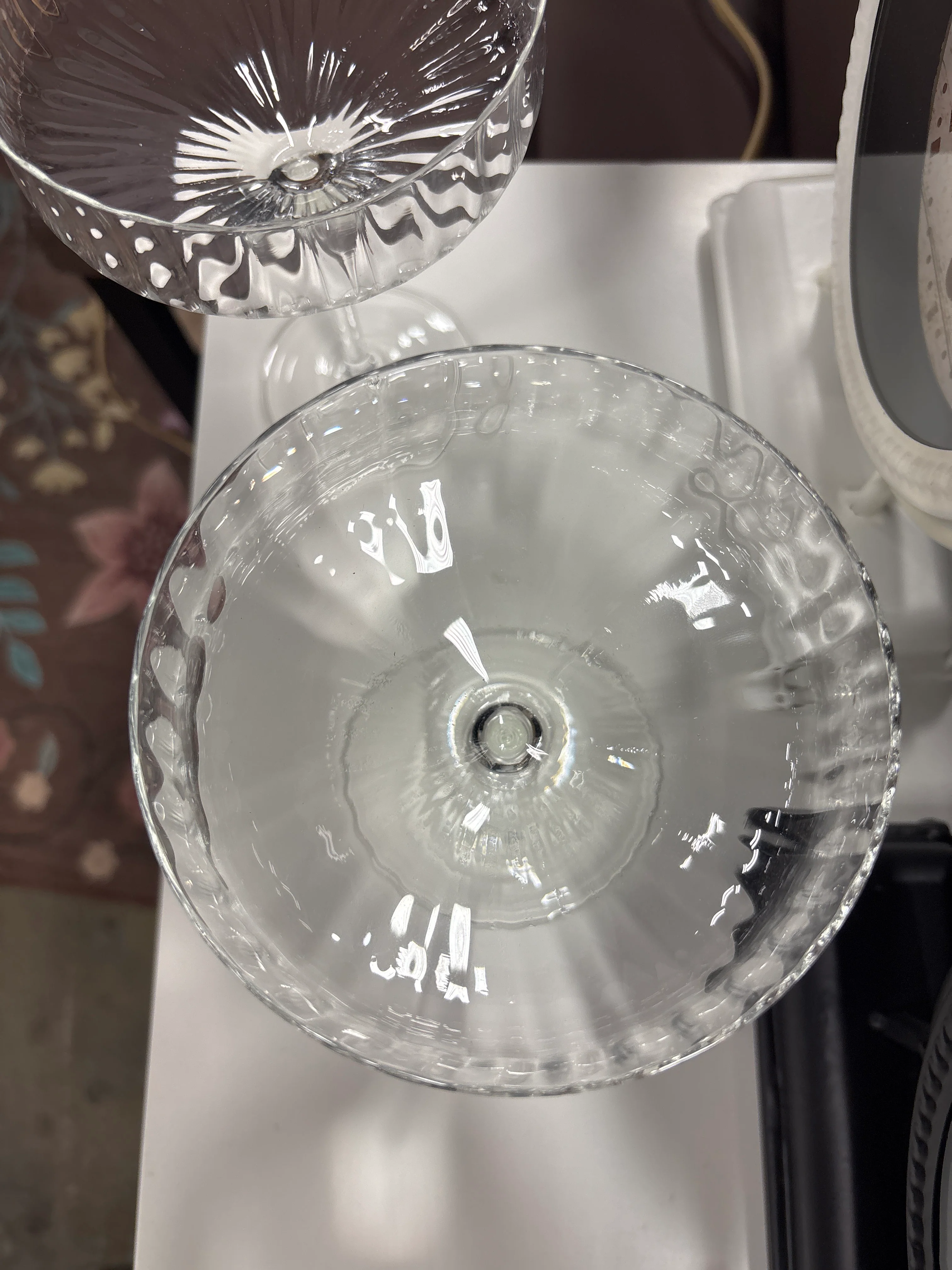 (Set of 2) 12oz Coupe Glass Clear SHOWROOM ITEM - Image 3