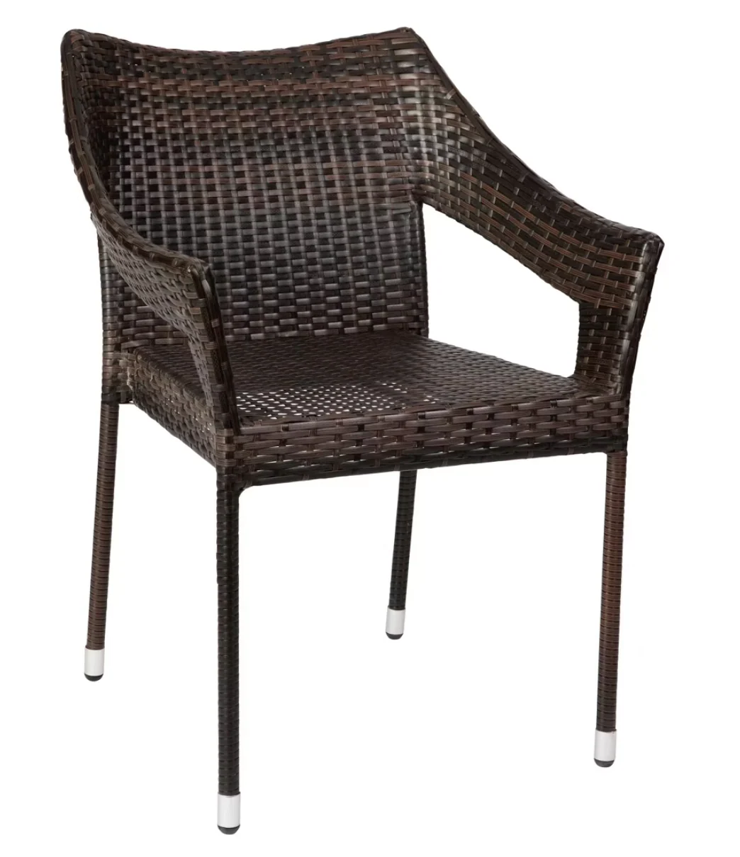 SET OF 2 Ethan Commercial Grade Stacking Patio Chair SHOWROOM ITEM