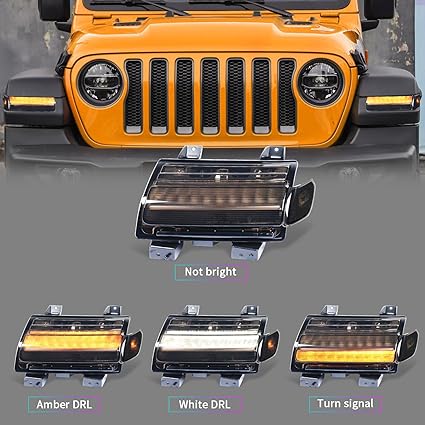 Side Marker Lights Assembly Compatible with Jeep Wrangler - Image 5