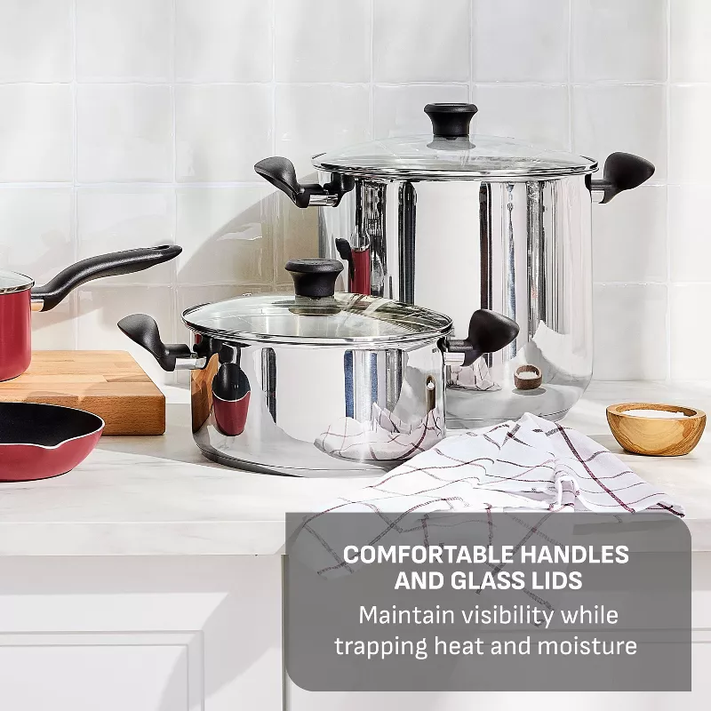 Simply Cook Stainless Steel Stock Pot with Lid - Image 2
