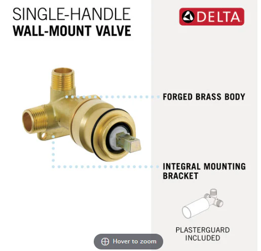 Single Handle Wall Mount Rough - Image 2