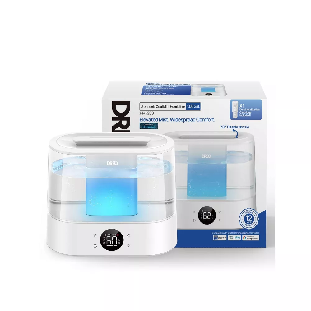 Smart Cool Mist Humidifier with Diffuser and Nightlight, Top Fill - Image 3