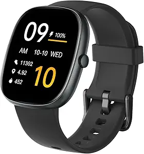 Smart Watches for Women Men (Answer/Make Calls), 1,85" HD Smart Watch for iPhone/Android Phones, Fitness Tracker with 100+ Sport Heart Rate/Sleep Monitor Pedometer IP68 Waterproof,