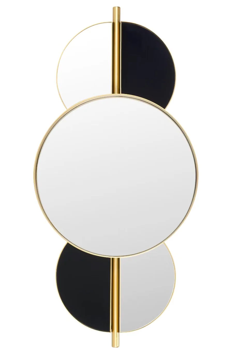 Syrus Mirror - 16.5" x 35" - MRR8003 - Gold/Multi - Safavieh SHOWROOM ITEM