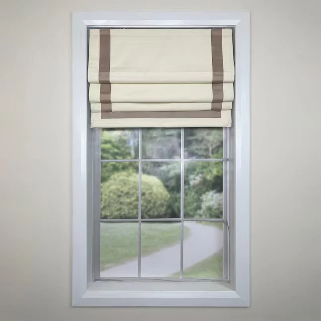 Taupe Room Darkening Blackout Cordless Roman shade - Image 2