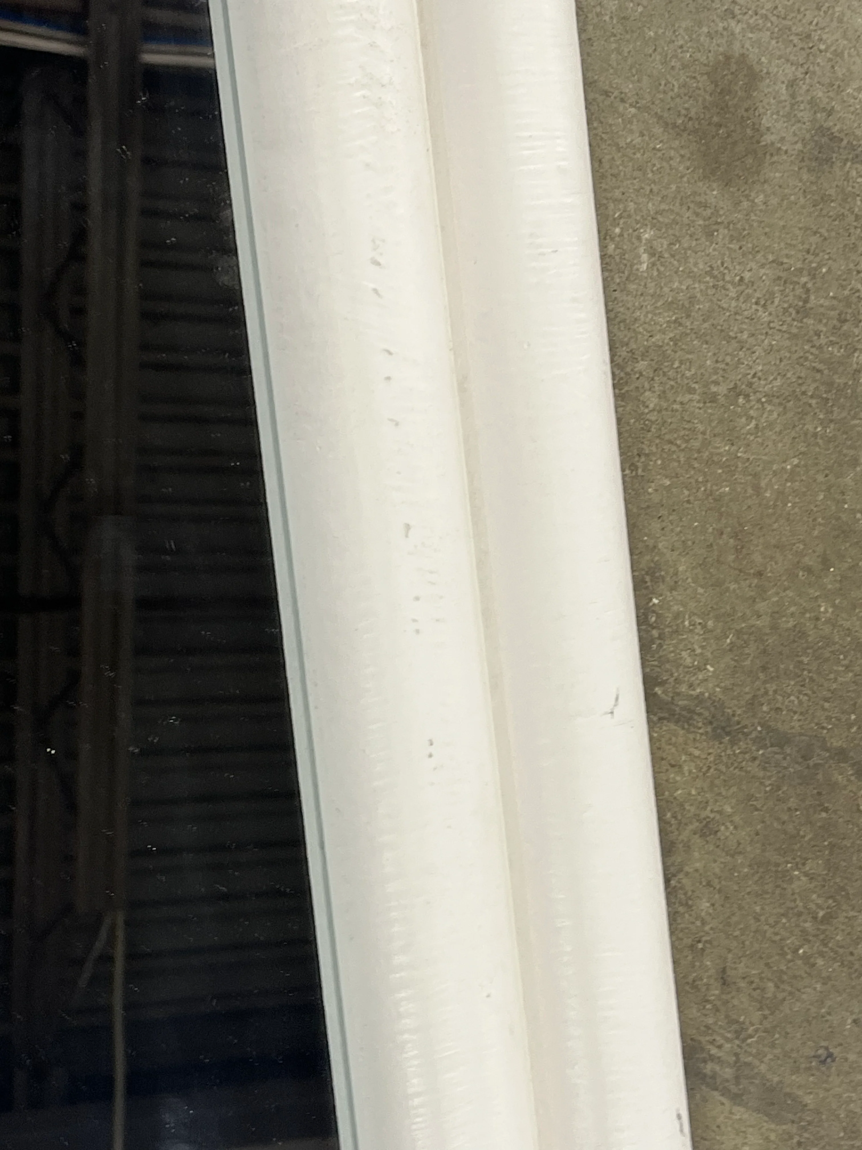 Textured Floor Mirror White - Image 7