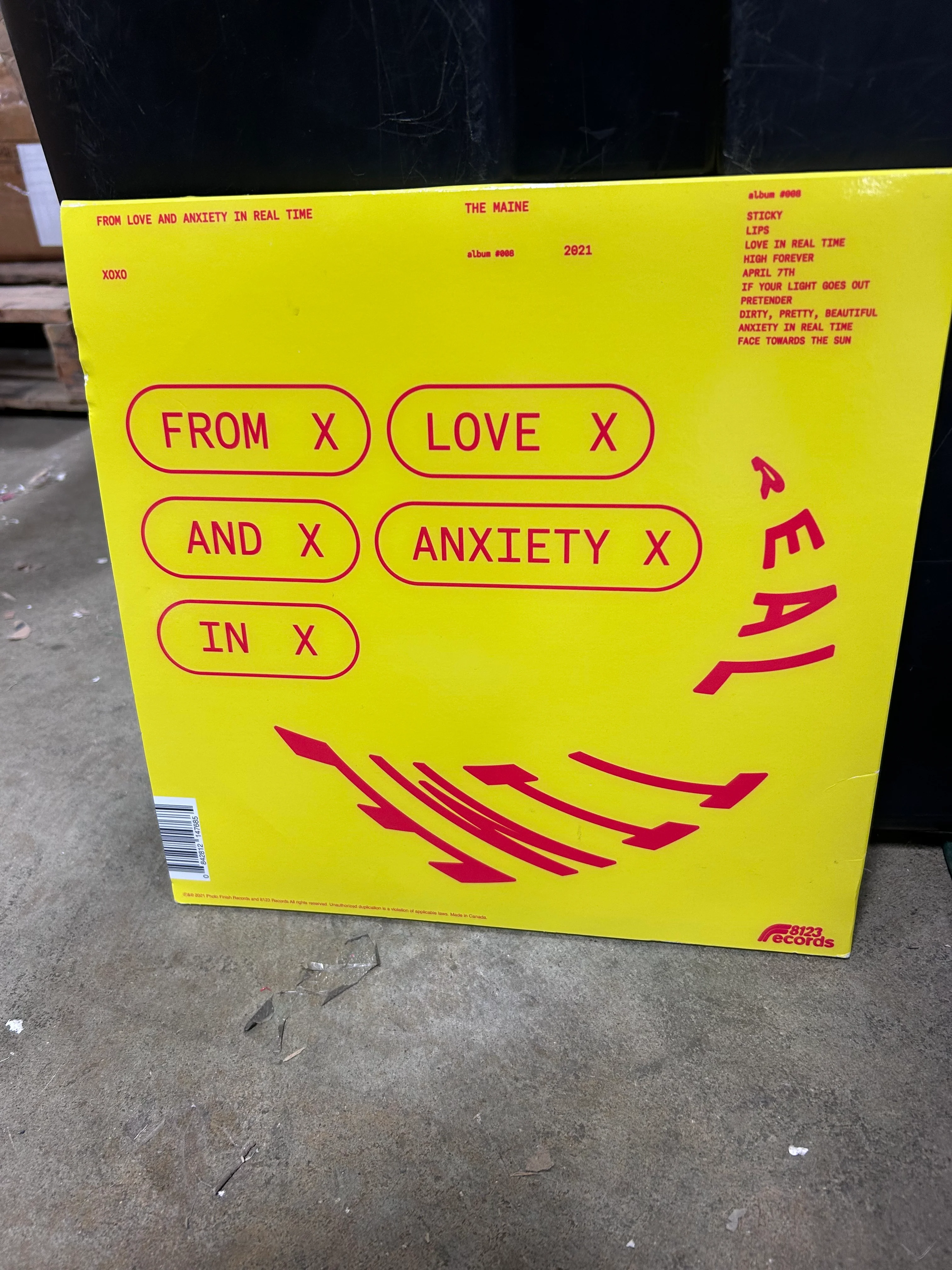 The Maine XOXO Red w/ Black Smoke (Pillar Exclusive) Vinyl Limited! - Image 7
