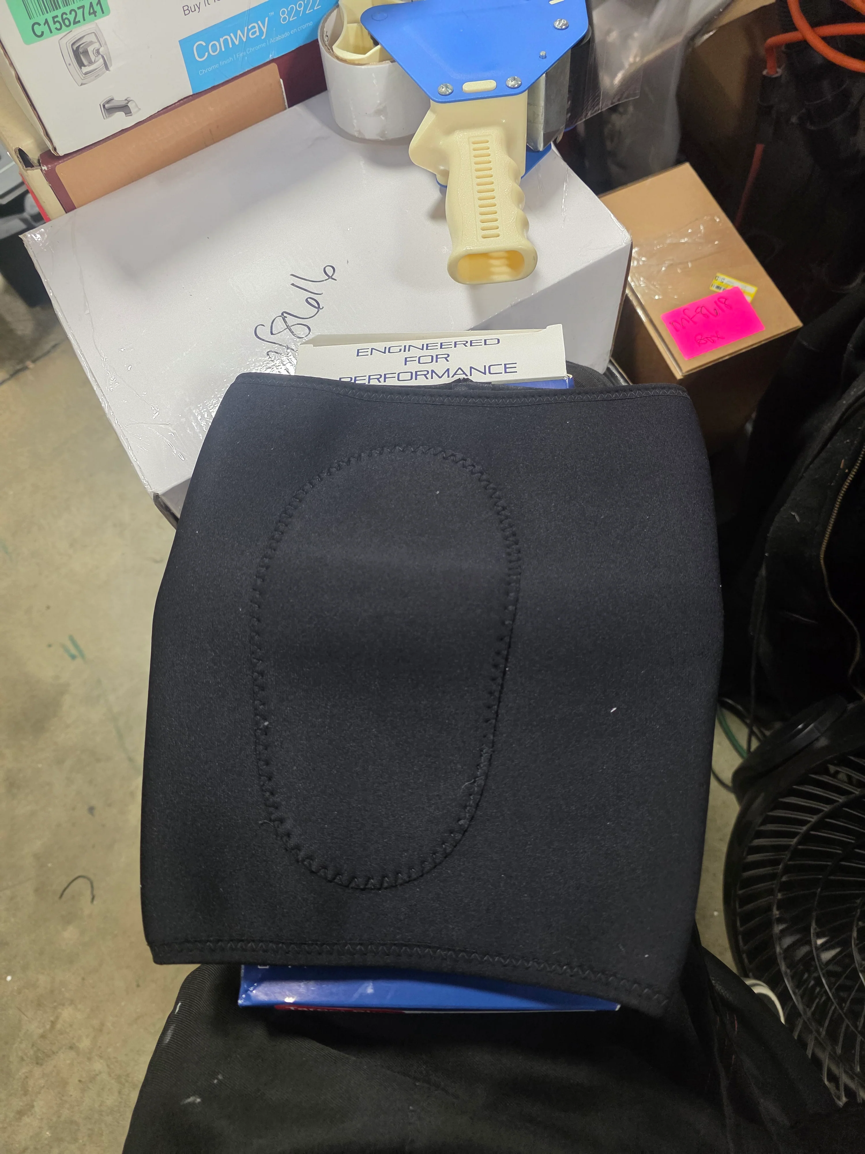 Thigh Support, Oval Compression Pad, Neoprene - Image 2