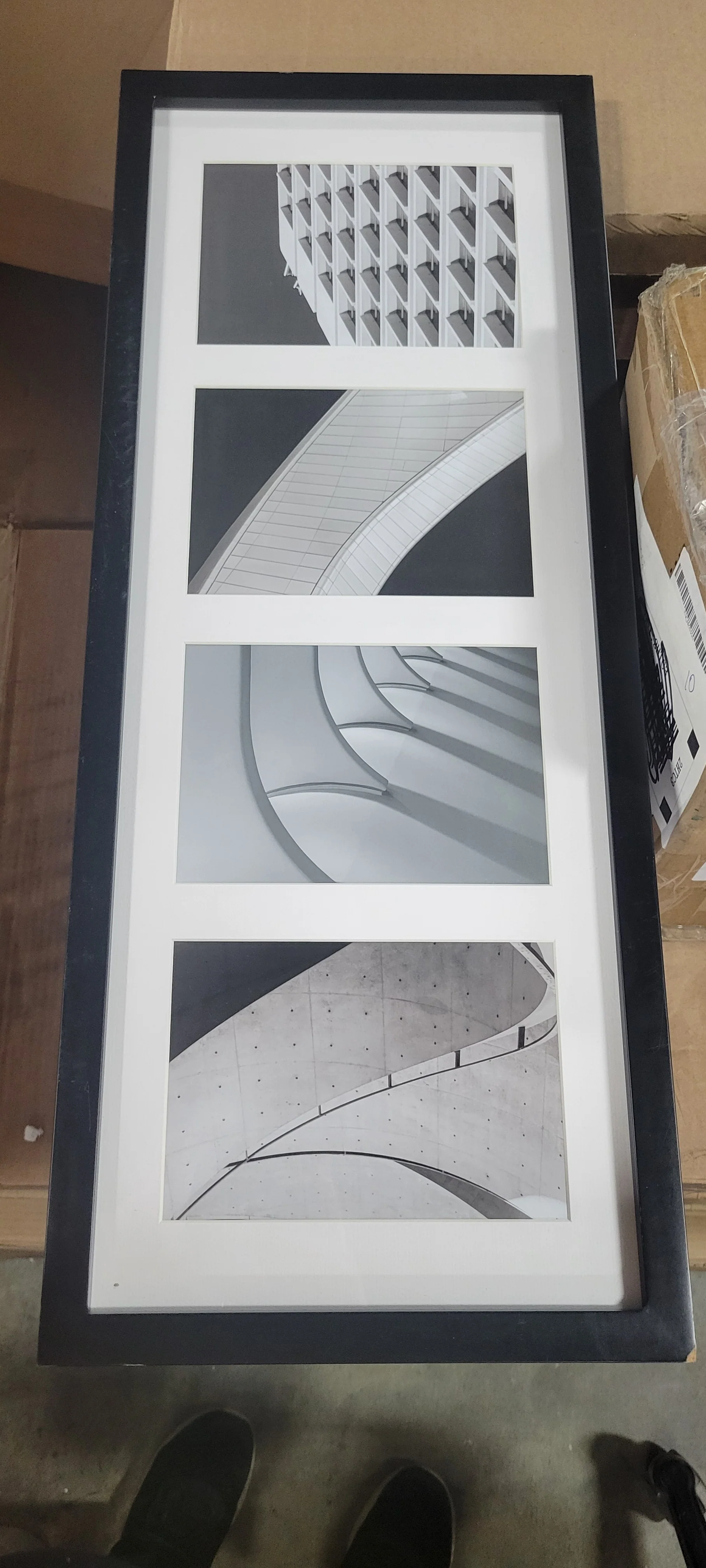 Thin Collage 4 Photos Frame Black - Modern Wall Decor - Image 8