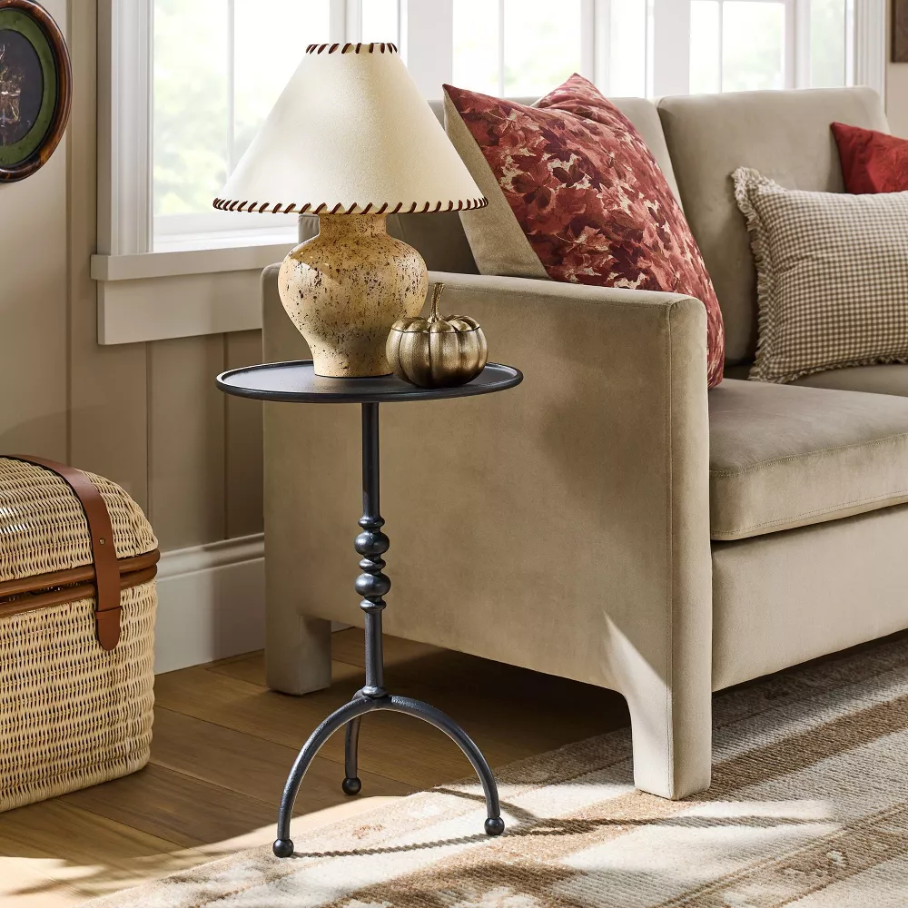 Traditional Cast Iron Side Table - Image 4