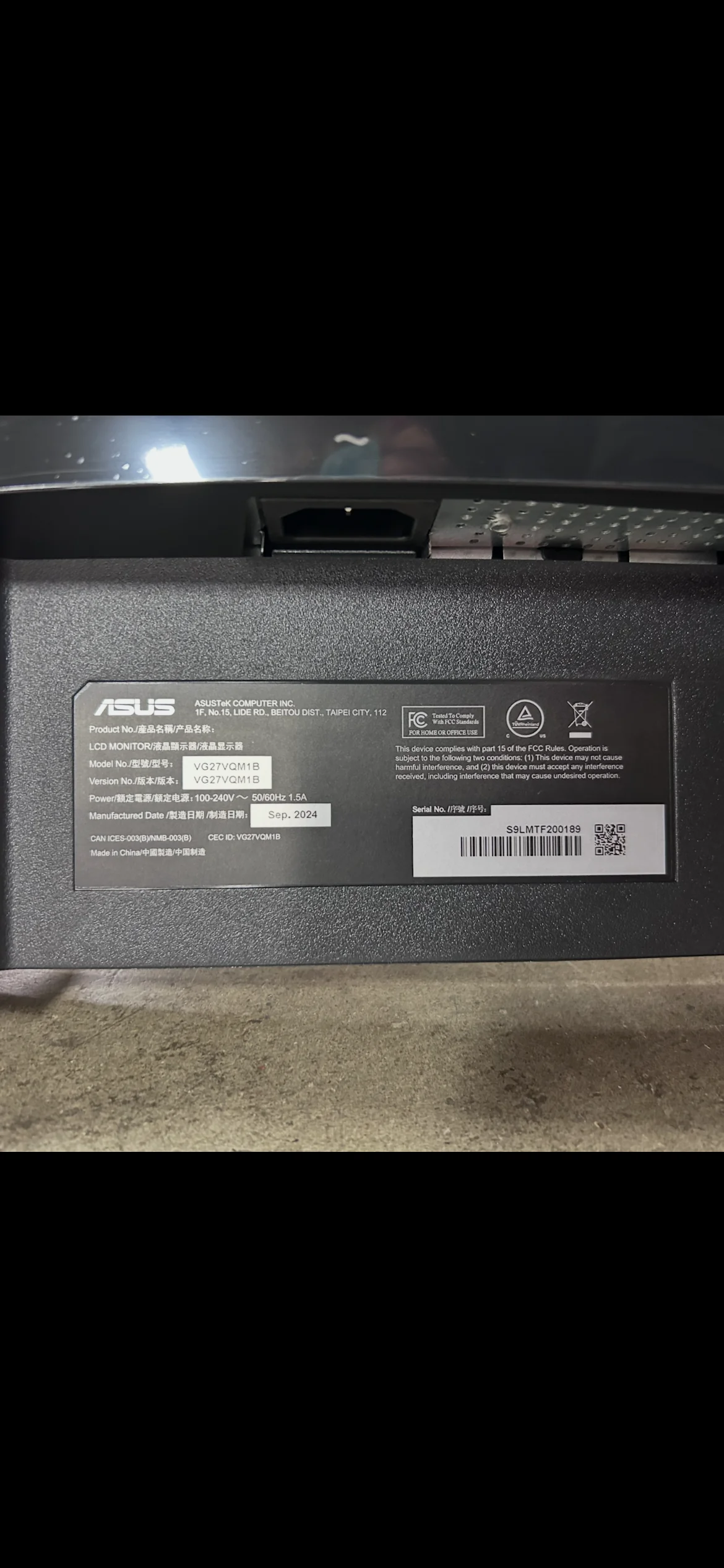 TUF 27" FHD 1080p 280Hz Curved Gaming Monitor, - Image 10