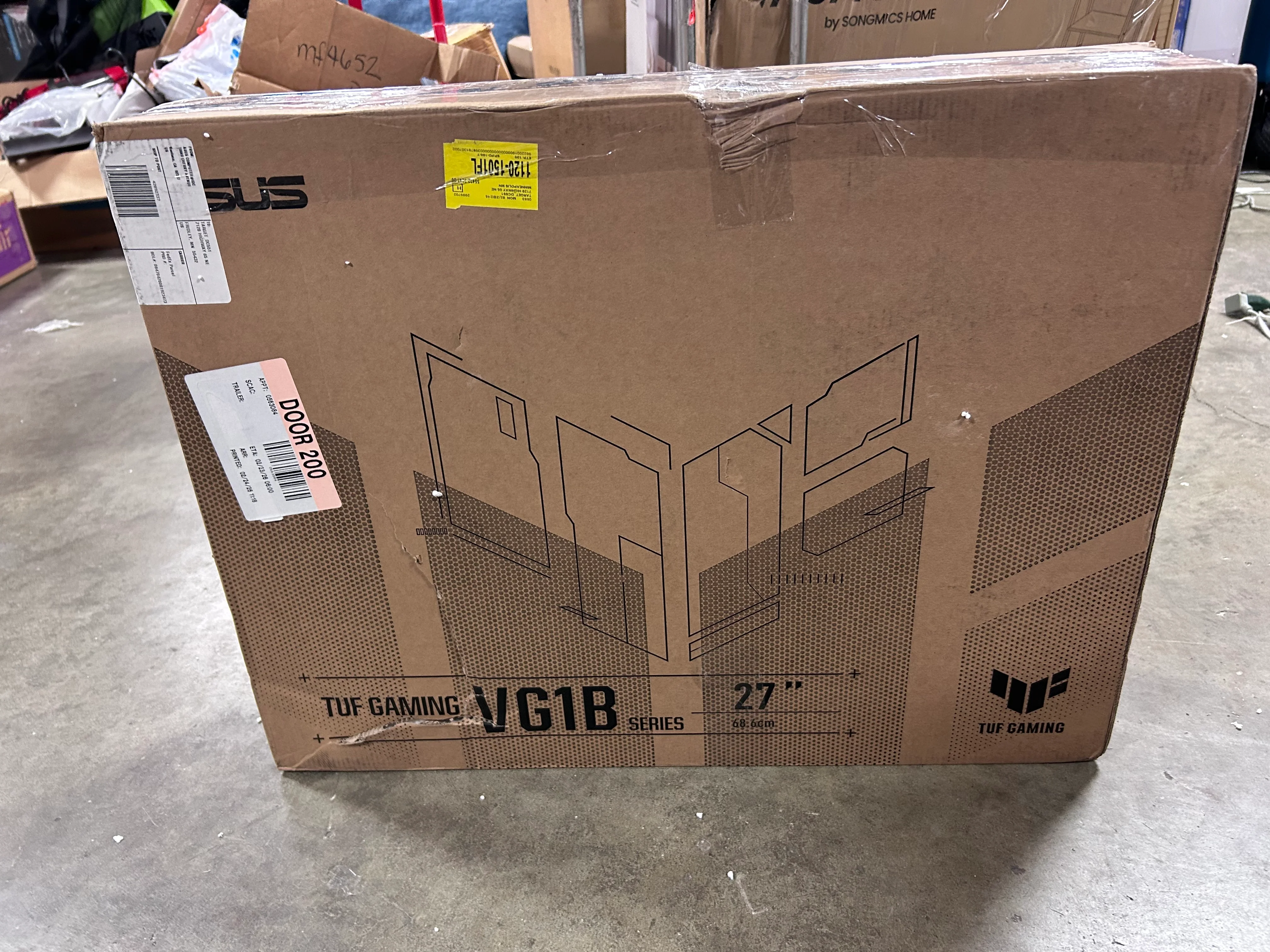TUF 27" FHD 1080p 280Hz Curved Gaming Monitor, - Image 6