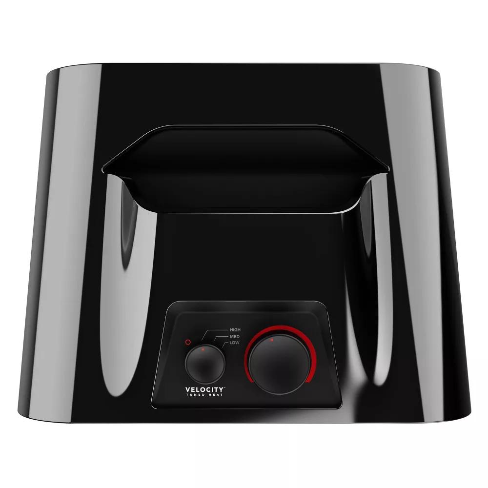 Velocity Whole Room Vortex Indoor Heater: Portable Electric Space Heater, Black - Image 3