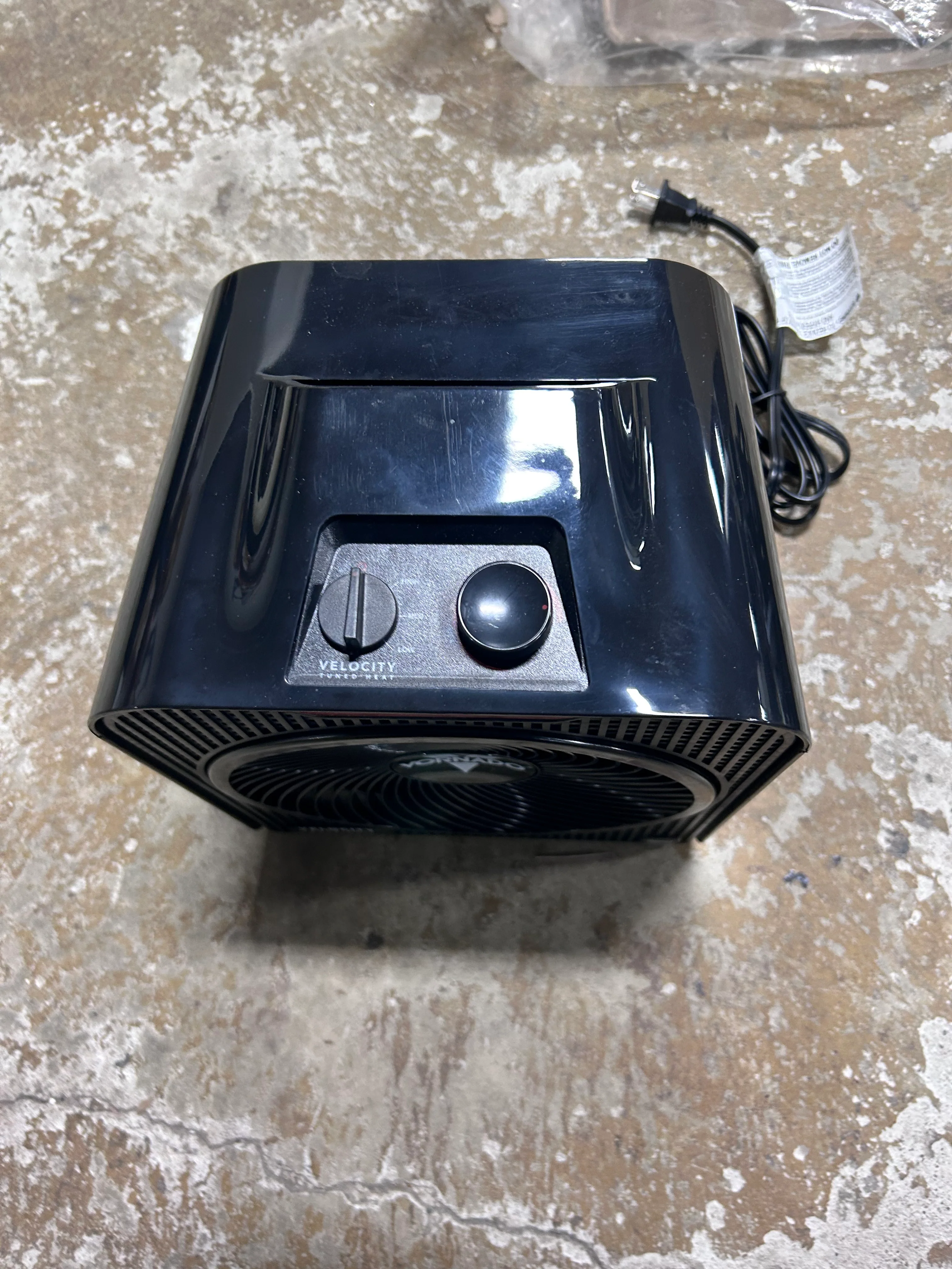 Velocity Whole Room Vortex Indoor Heater: Portable Electric Space Heater, Black - Image 6
