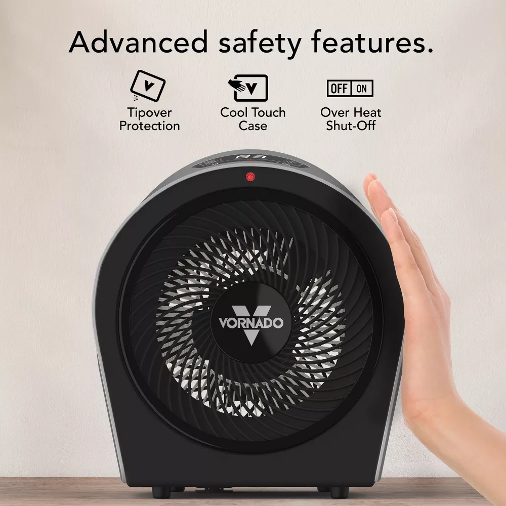 Velocity 5R Space Heater Cool Gray and Black - Image 5
