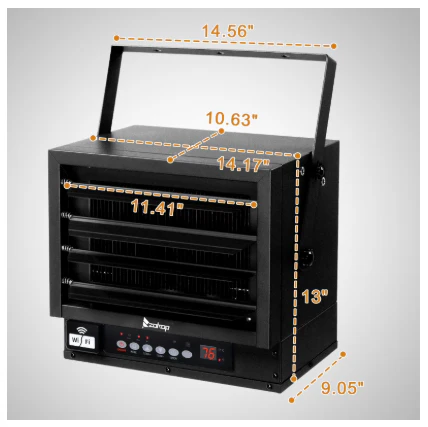 WiFi Smart Electric Garage Heater - Image 2