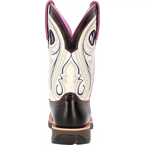 Women's Lady Rebel Women's Raven Black & White Western Boot - Image 3