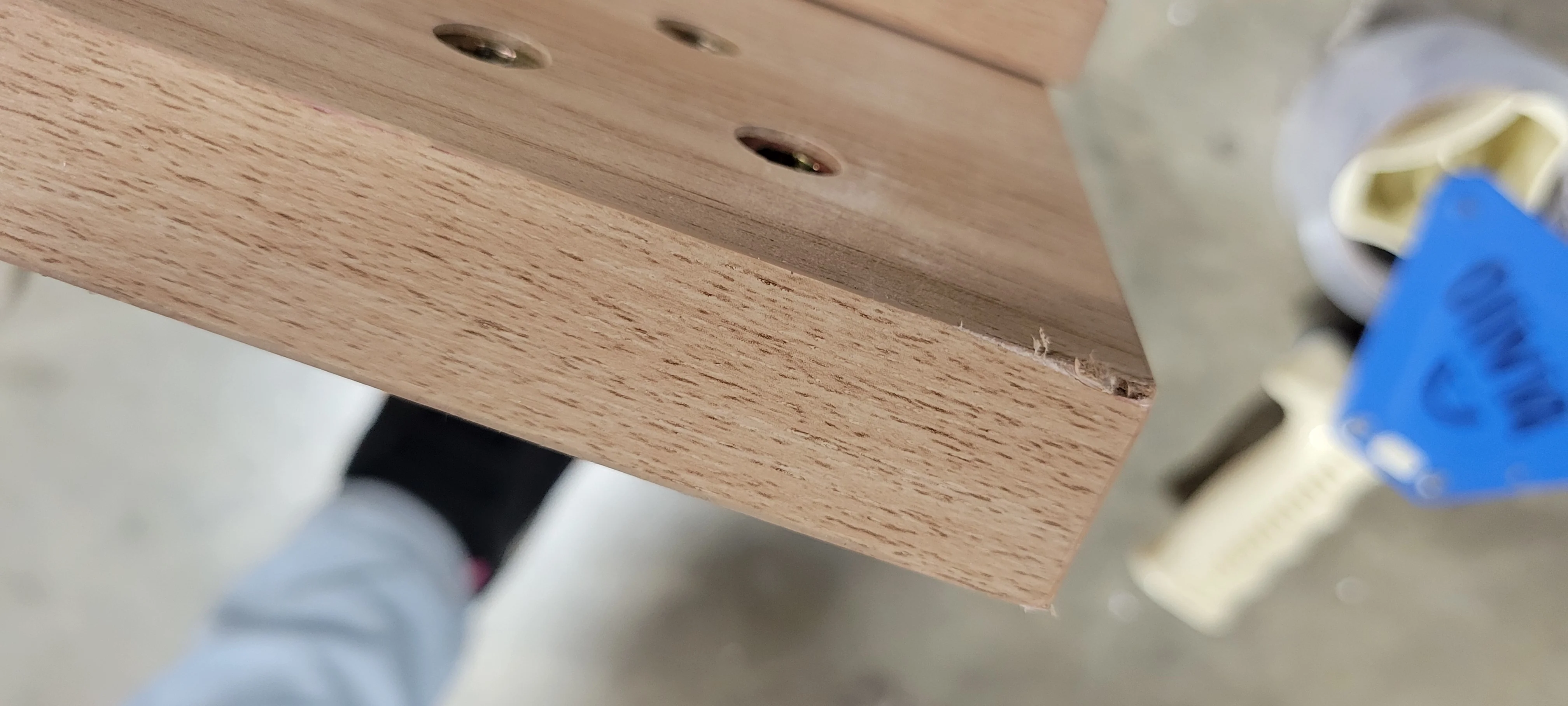 Wood and Metal Console Table Natural - Image 7